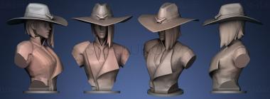 3D model Ashe Overwatch (STL)